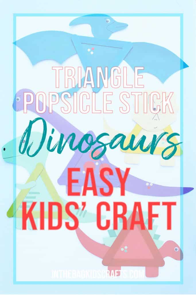 EASY DINOSAUR KIDS CRAFTS 