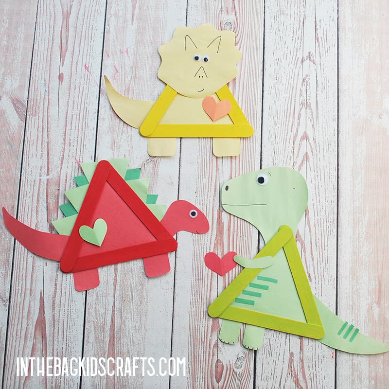 VALENTINE CRAFTS FOR KIDS DINOSAURS