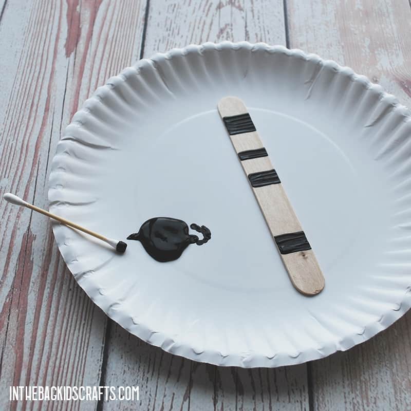 DISNEY POPSICLE STICK BOOKMARKS STEP 1