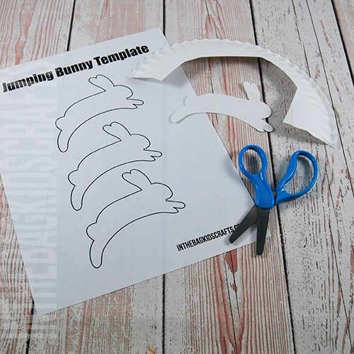 easy bunny craft template 