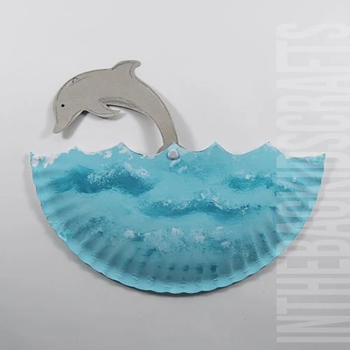 Easy Dolphin Craft for Kids Ocean Animal Craft
