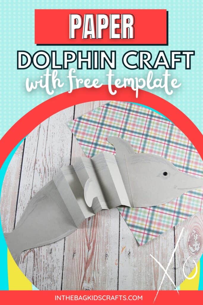 Paper Dolphin Craft for Kids
