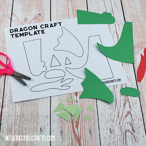 USE THE DRAGON CRAFT TEMPLATE FOR STEP 3