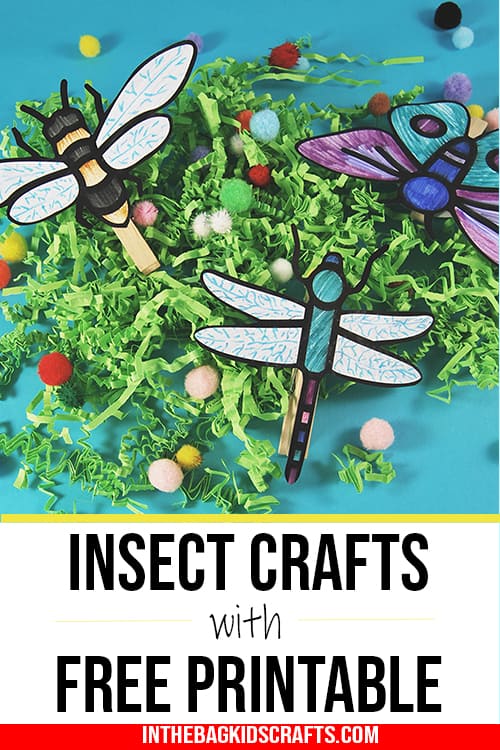 Flying Insects Craft for Kids 