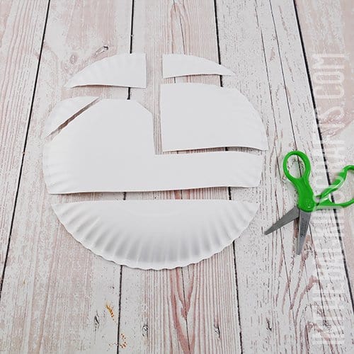 PAPER PLATE DUMP TRUCK CRAFT STEP 1