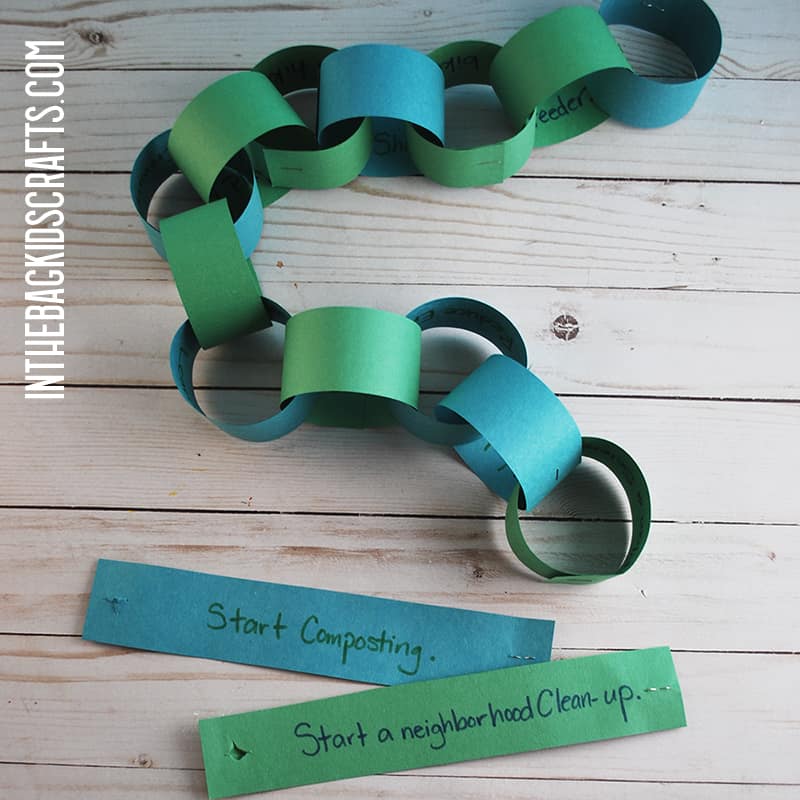 Earth Day Activity Paper chain 