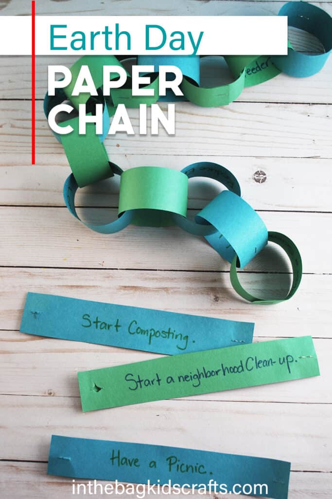 EARTH DAY ACTIVITIES PAPER CHAIN 