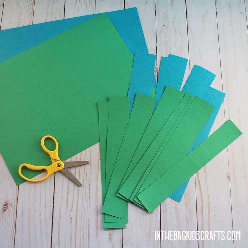 EARTH DAY ACTIVITIES PAPER CHAIN STEP 1
