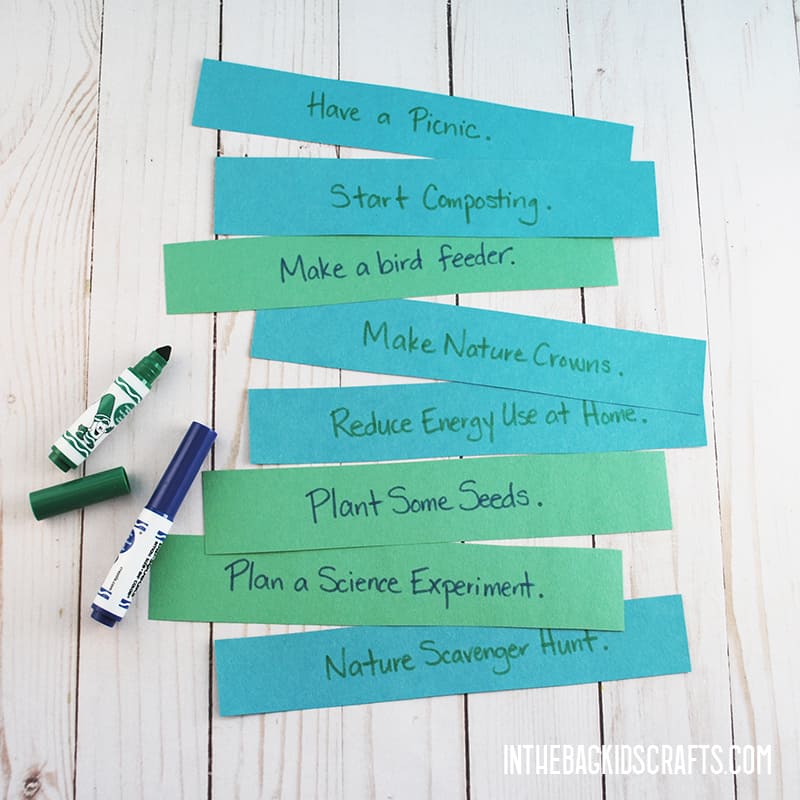 EARTH DAY ACTIVITIES STEP 2