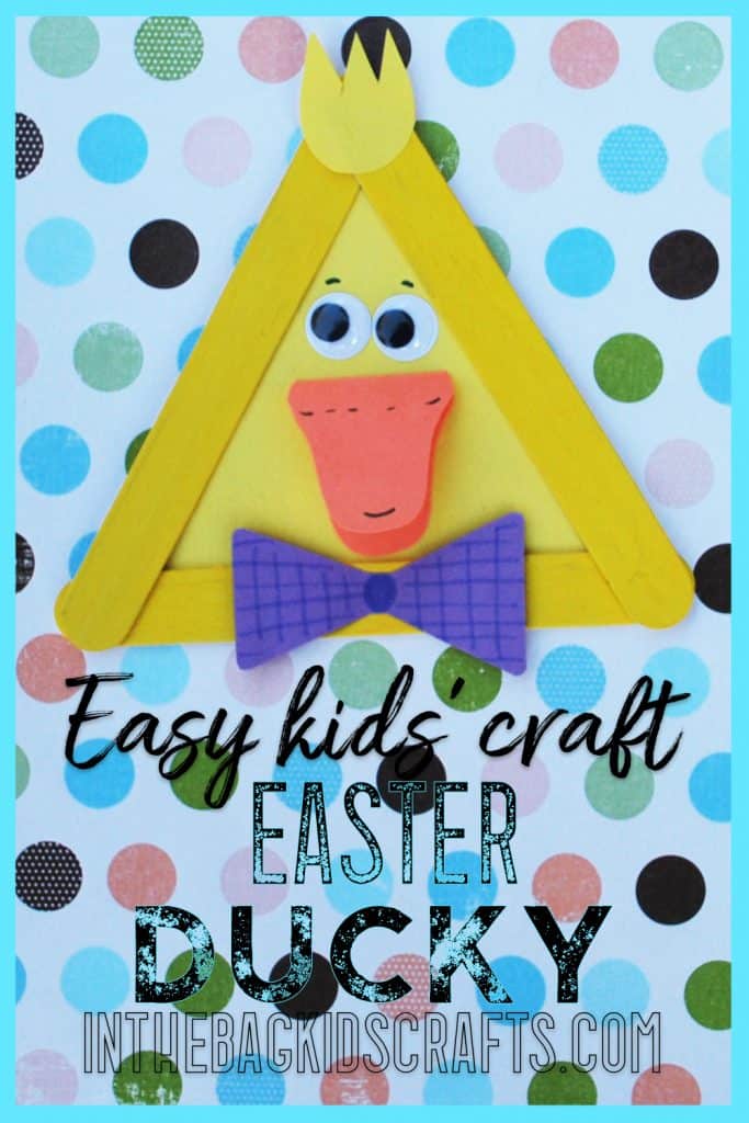 Easy Spring Craft Easter Duck