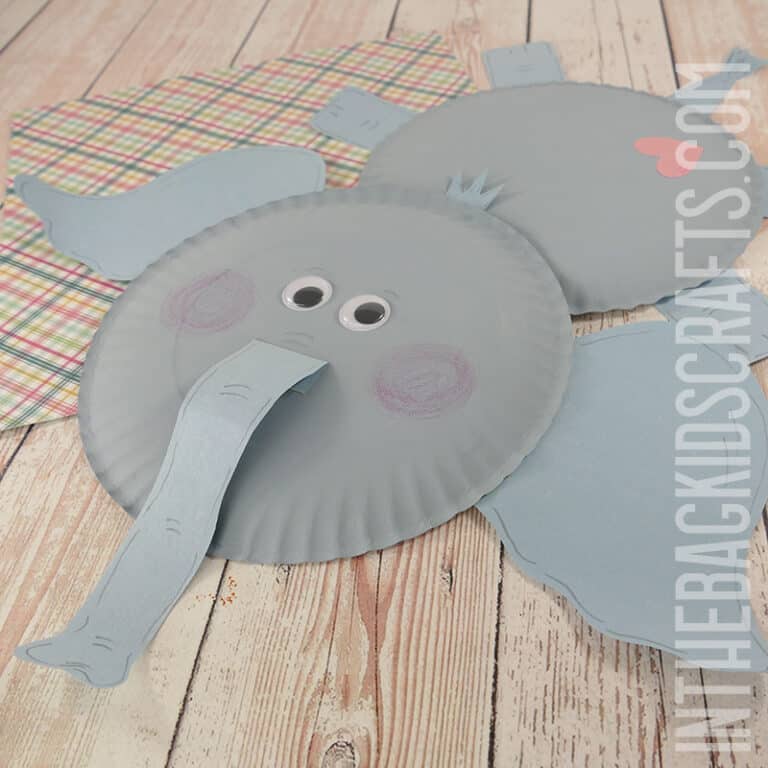 Elephant Craft for Kids (with Free Template)