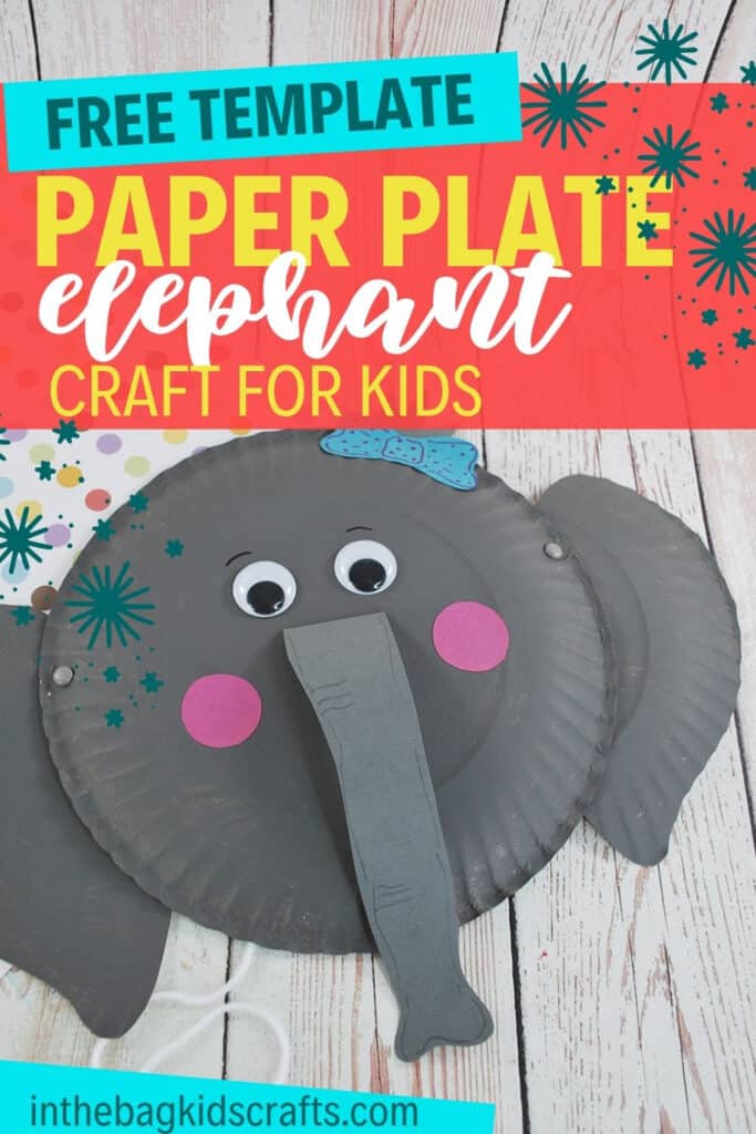 PAPER PLATE ELEPHANT CRAFT FOR KIDS 