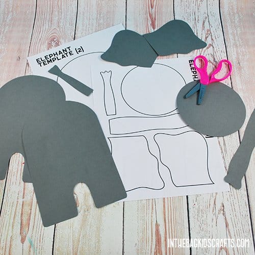 ELEPHANT CRAFT FOR KIDS STEP 1
