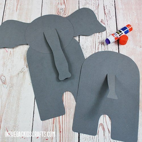ELEPHANT CRAFT FOR KIDS STEP 2