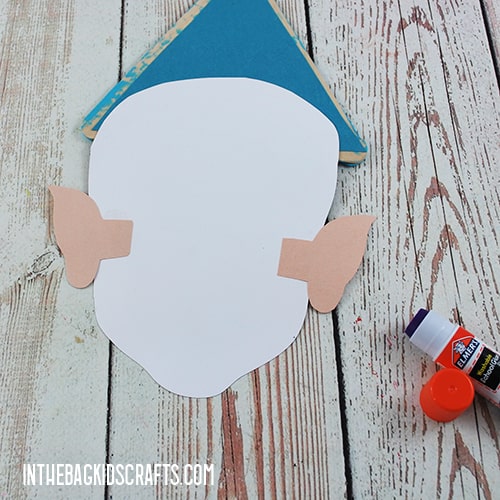 ADD THE ELF EARS TO THE PRESCHOOL ELF CRAFT