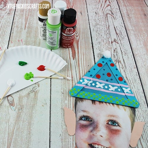 PRESCHOOL ELF CRAFT STEP 6