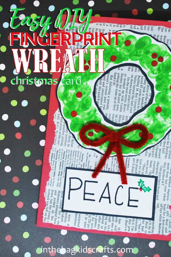 Christmas Wreath Card 