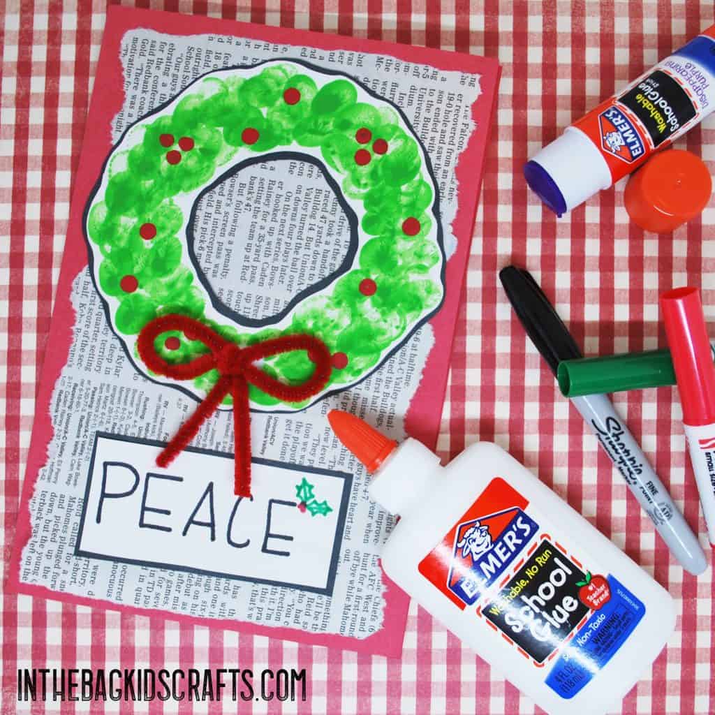Wreath Card step 4