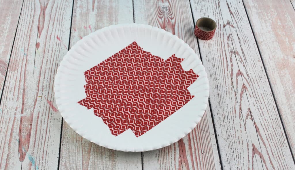 RED FISH BLUE FISH CRAFT STEP 1
