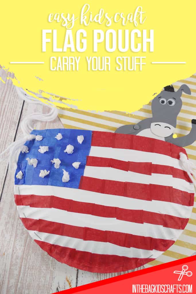Paper Plate Flag Craft for Kids 