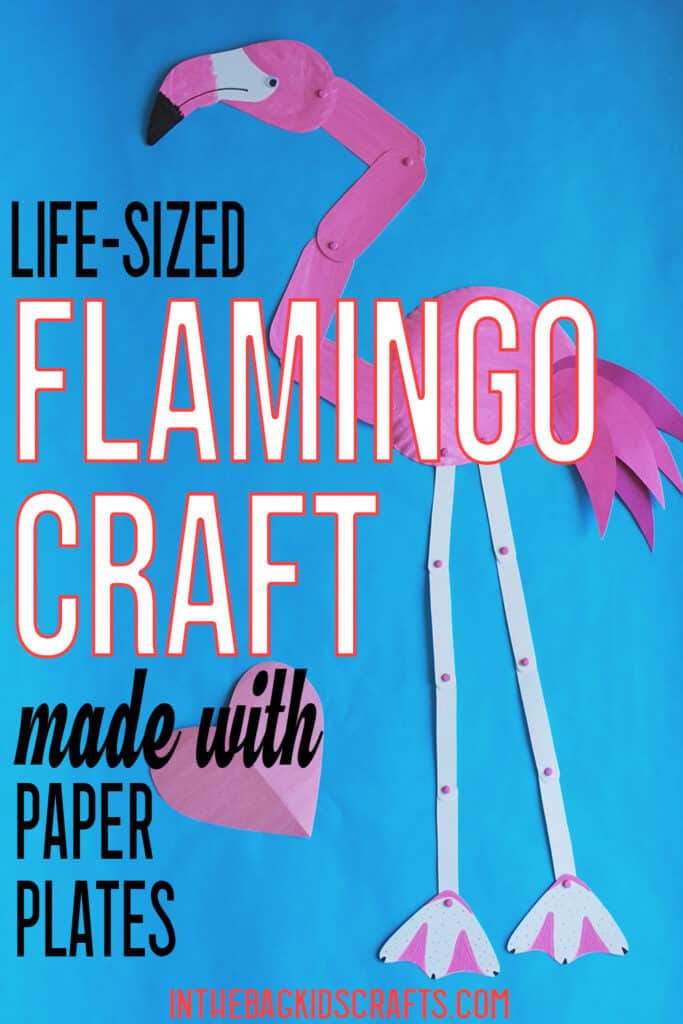 FLAMINGO PAPER PLATE CRAFT 