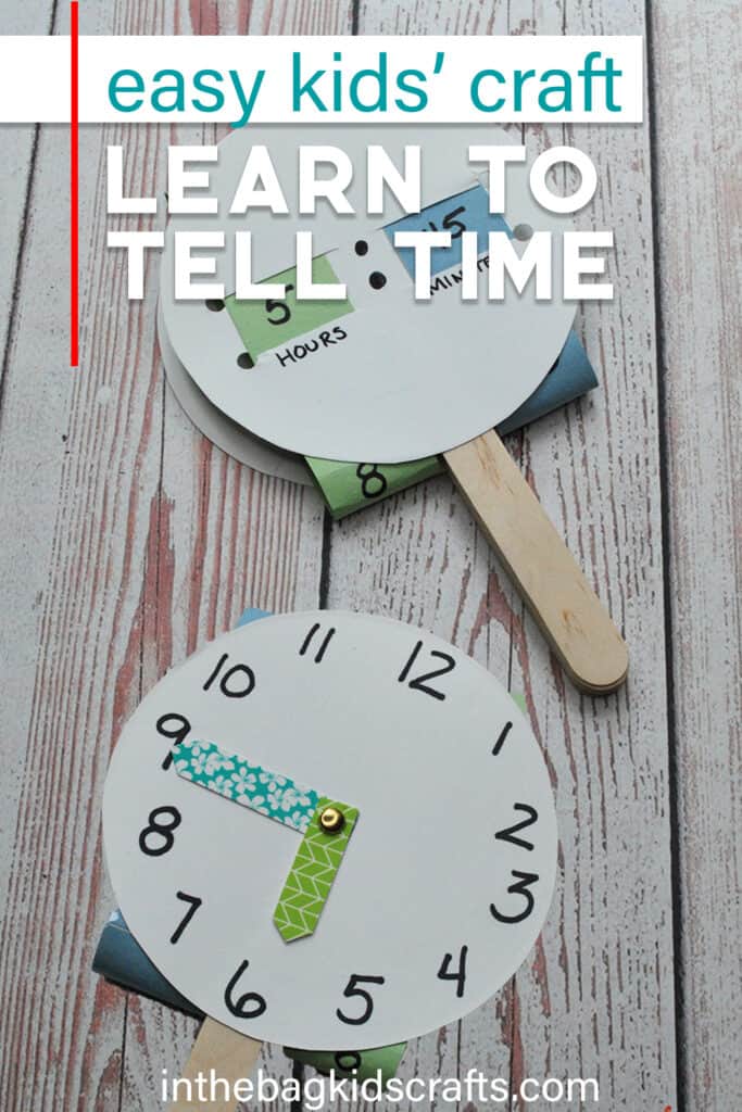 EASY TELLING TIME CRAFT 