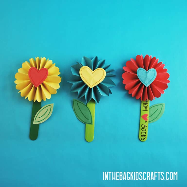 DIY BOOKMARK FLOWER DESIGN FEATURED IMAGE
