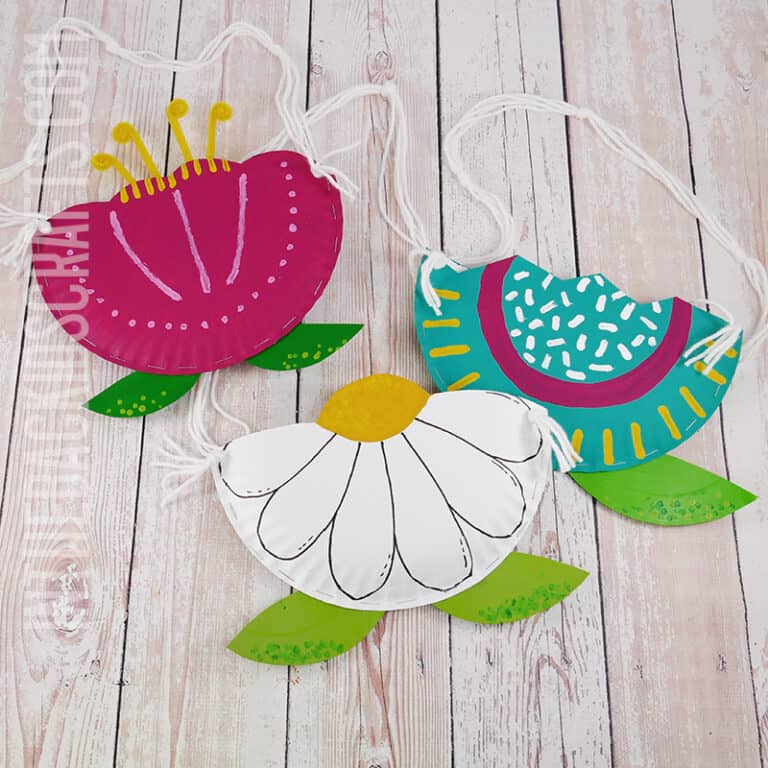Paper Plate Flower Craft