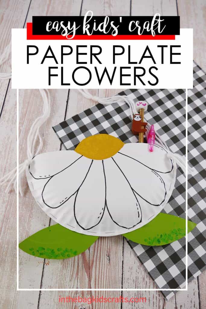 Daisy Craft for Kids from Paper Plates 