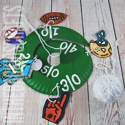 football decoration step 5