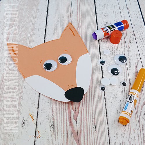 EASY FOX CRAFT FOR KIDS STEP 3