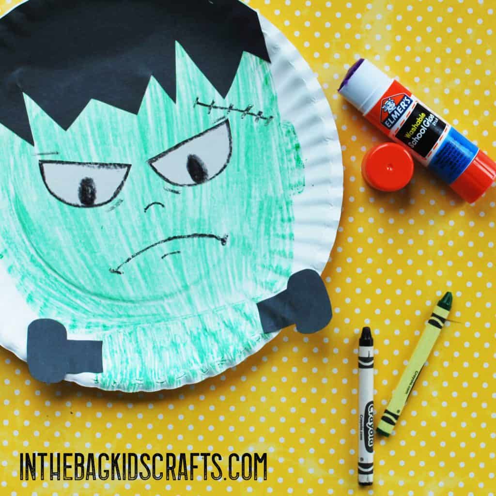 HALLOWEEN ACTIVITY PADDLE BALL FRANKENSTEIN CRAFT 