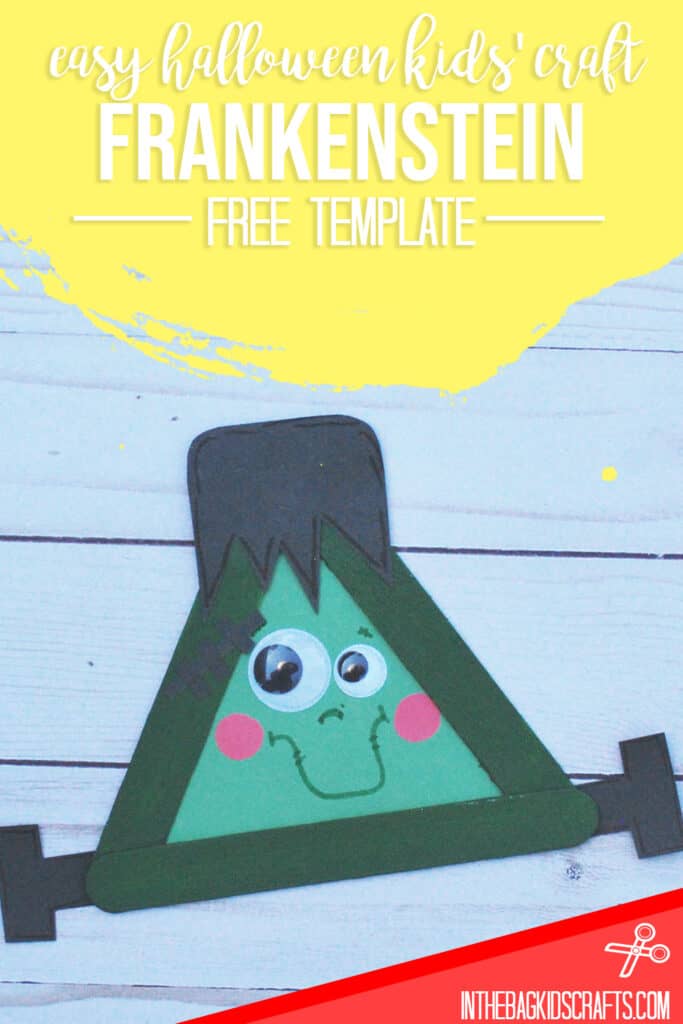 HALLOWEEN MONSTER ARTS AND CRAFTS FRANKENSTEIN