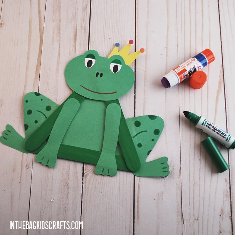 The Princess and the Frog Frog Craft 