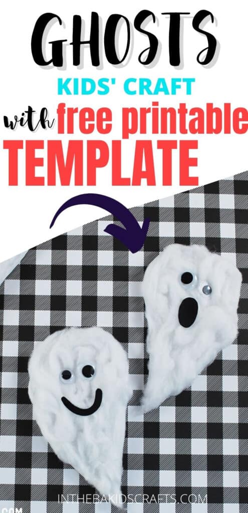 COTTON BALL GHOST CRAFT 