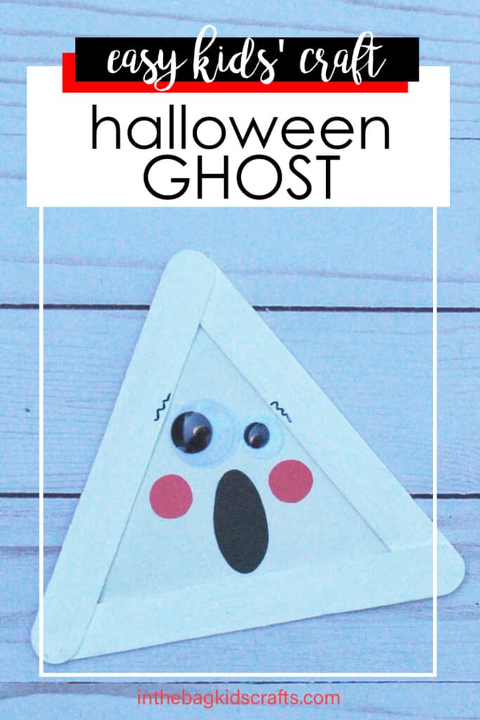 HALLOWEEN GHOST CRAFT FOR KIDS