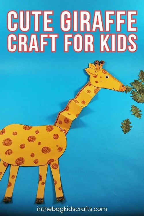 Cute Giraffe Craft for Kids 