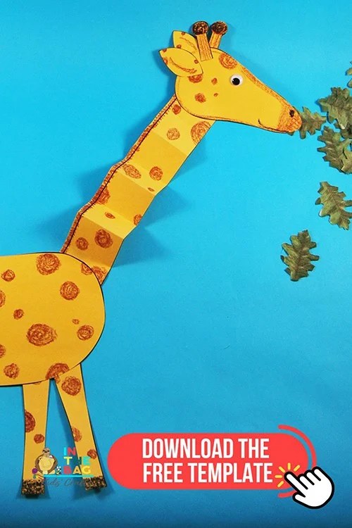 Paper Giraffe Craft for Kids 
