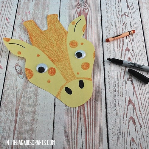 GIRAFFE CRAFT STEP 7