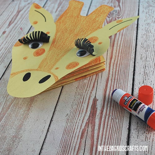 GIRAFFE CRAFT STEP 10