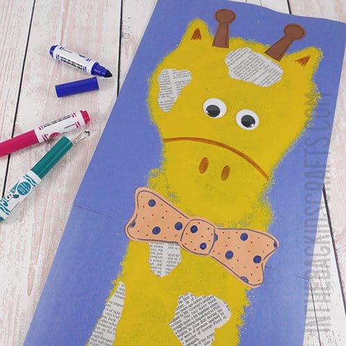PRESCHOOL GIRAFFE CRAFT STEP 3