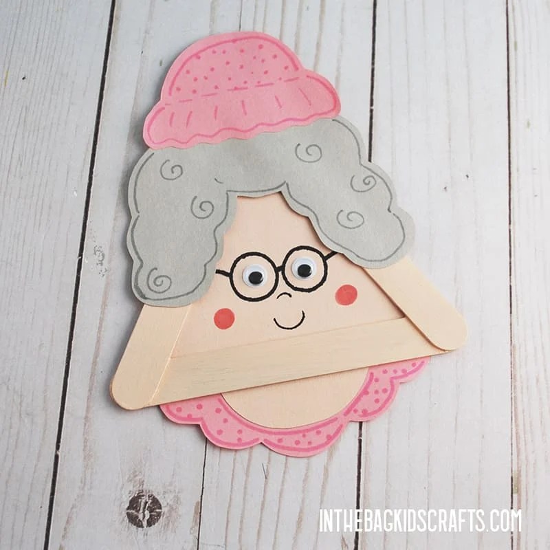 LITTLE RED RIDING HOOD CRAFTS GRANNY 