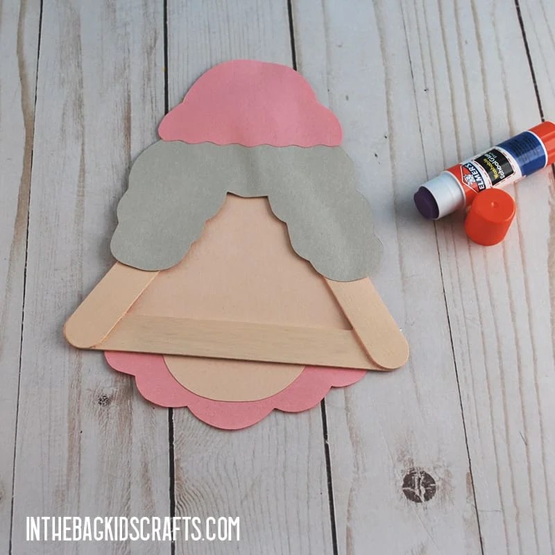 LITTLE RED RIDING HOOD CRAFTS GRANNY STEP 4