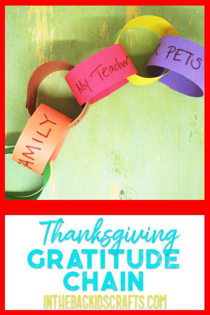 Thanksgiving Kids' Craft Gratitude Chain