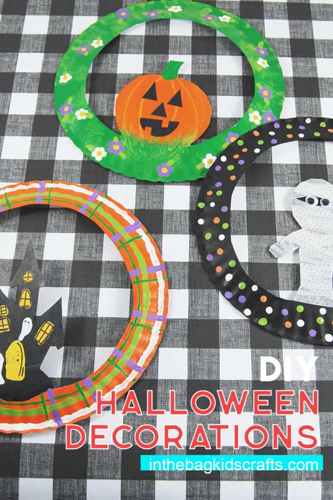 Halloween decorations for kids to make Halloween crafts 