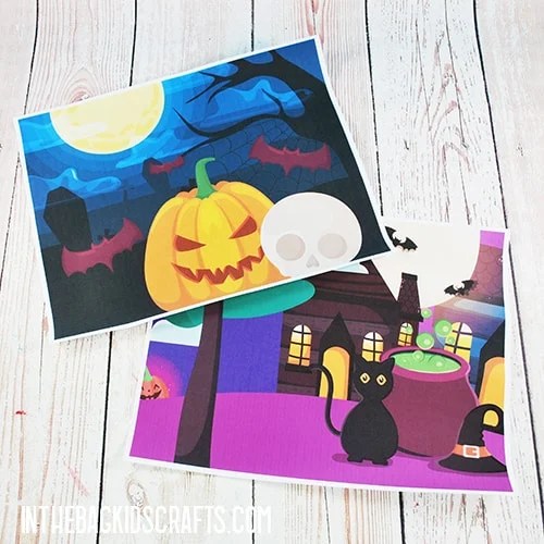 FREE HALLOWEEN PRINTABLES STEP 1