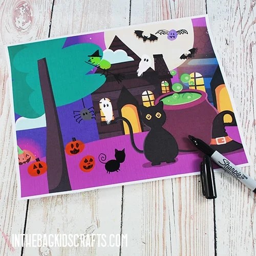 HALLOWEEN PRINTABLES ACTIVITIES STEP 3