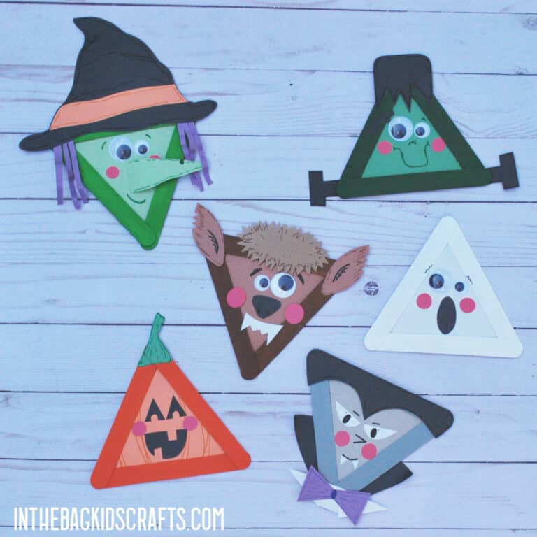 HALLOWEEN MONSTER ARTS AND CRAFTS