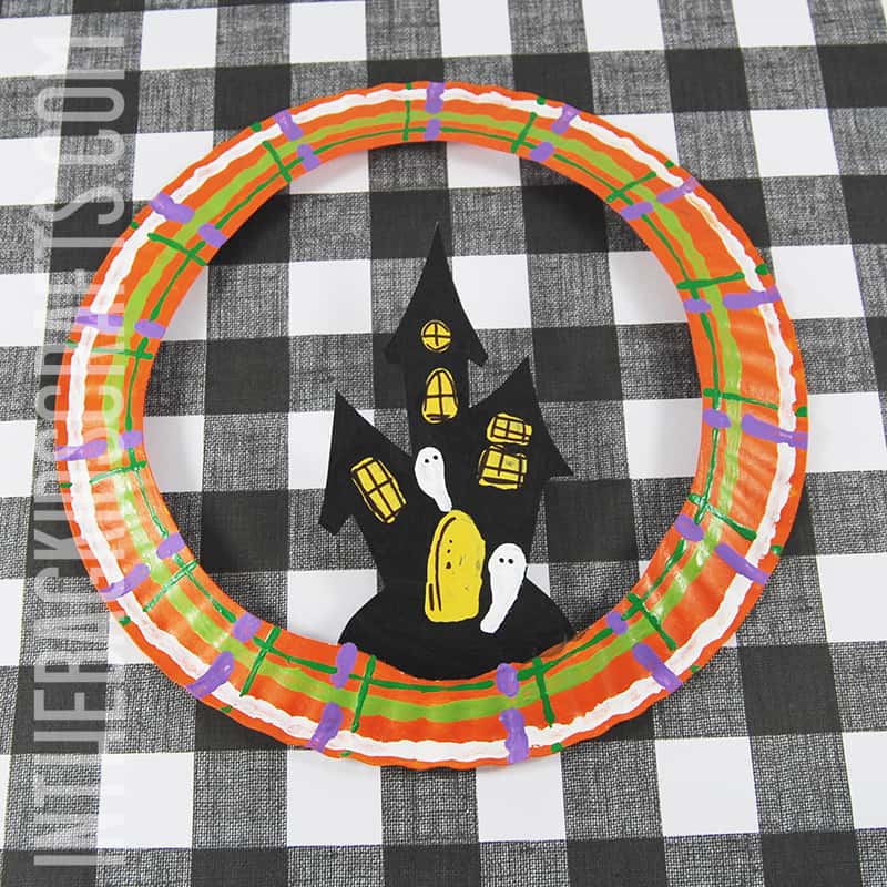 Haunted House Halloween decoration for kids to make