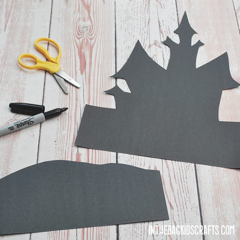HAUNTED HOUSE CRAFT PROJECT STEP 1